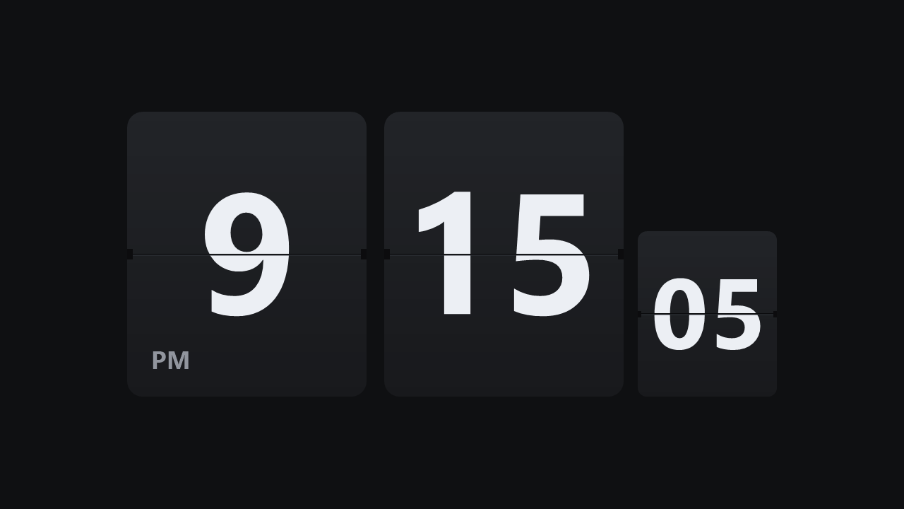 Flip Clock Screensaver